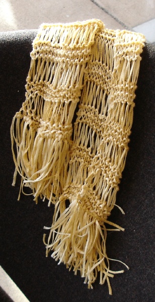 golden bird knits: Drop Stitch Scarf Knitting Pattern